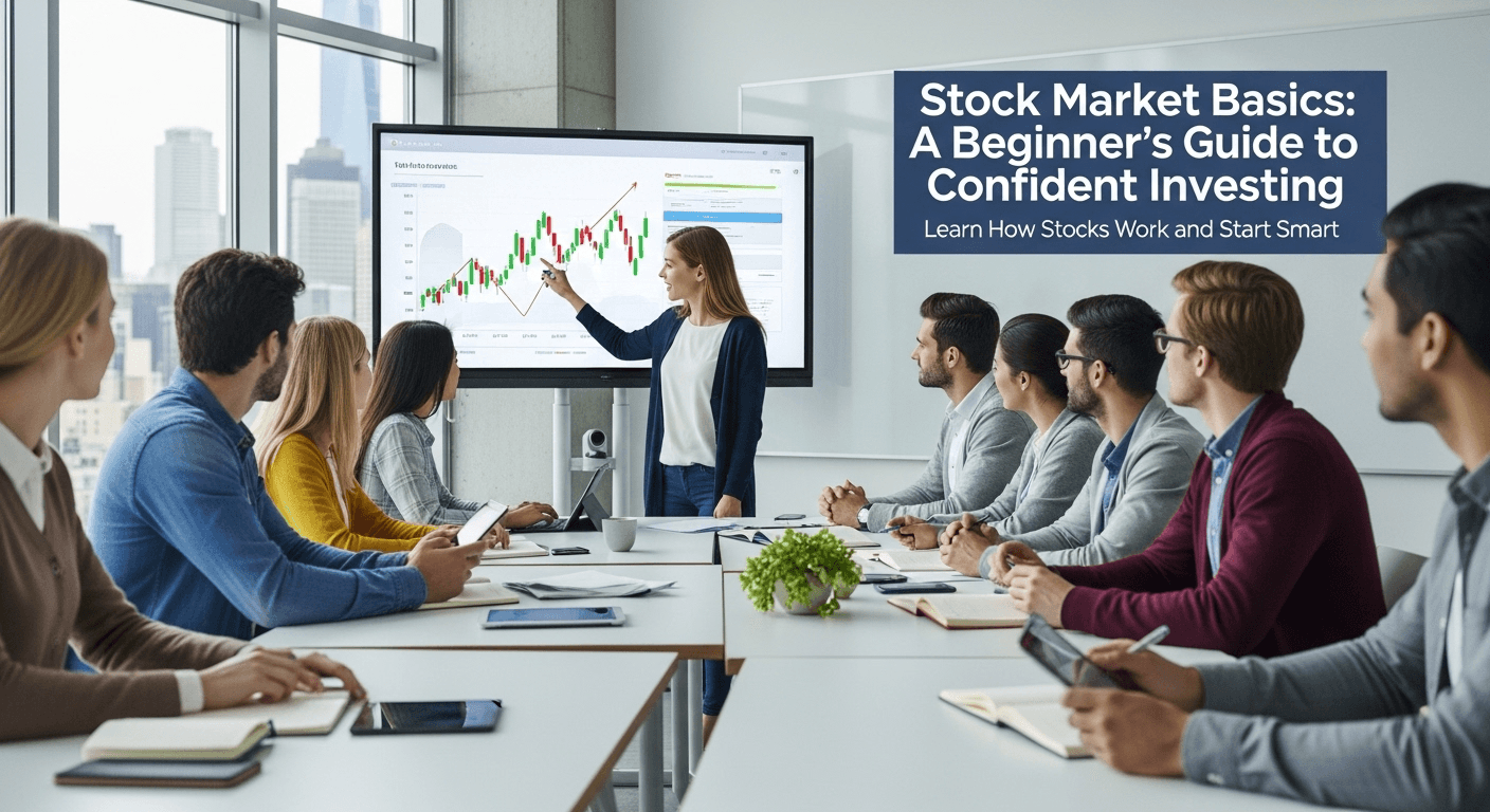 Stock Market Basics: A Beginner’s Guide to Confident Investing – Learn How Stocks Work and Start Smart